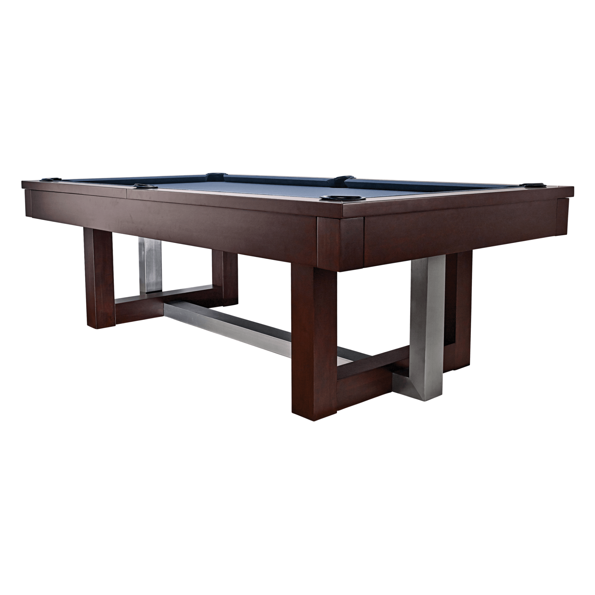 American Heritage Abbey pool table with premium accessories and a new felt by SOLO® Pool Tables.