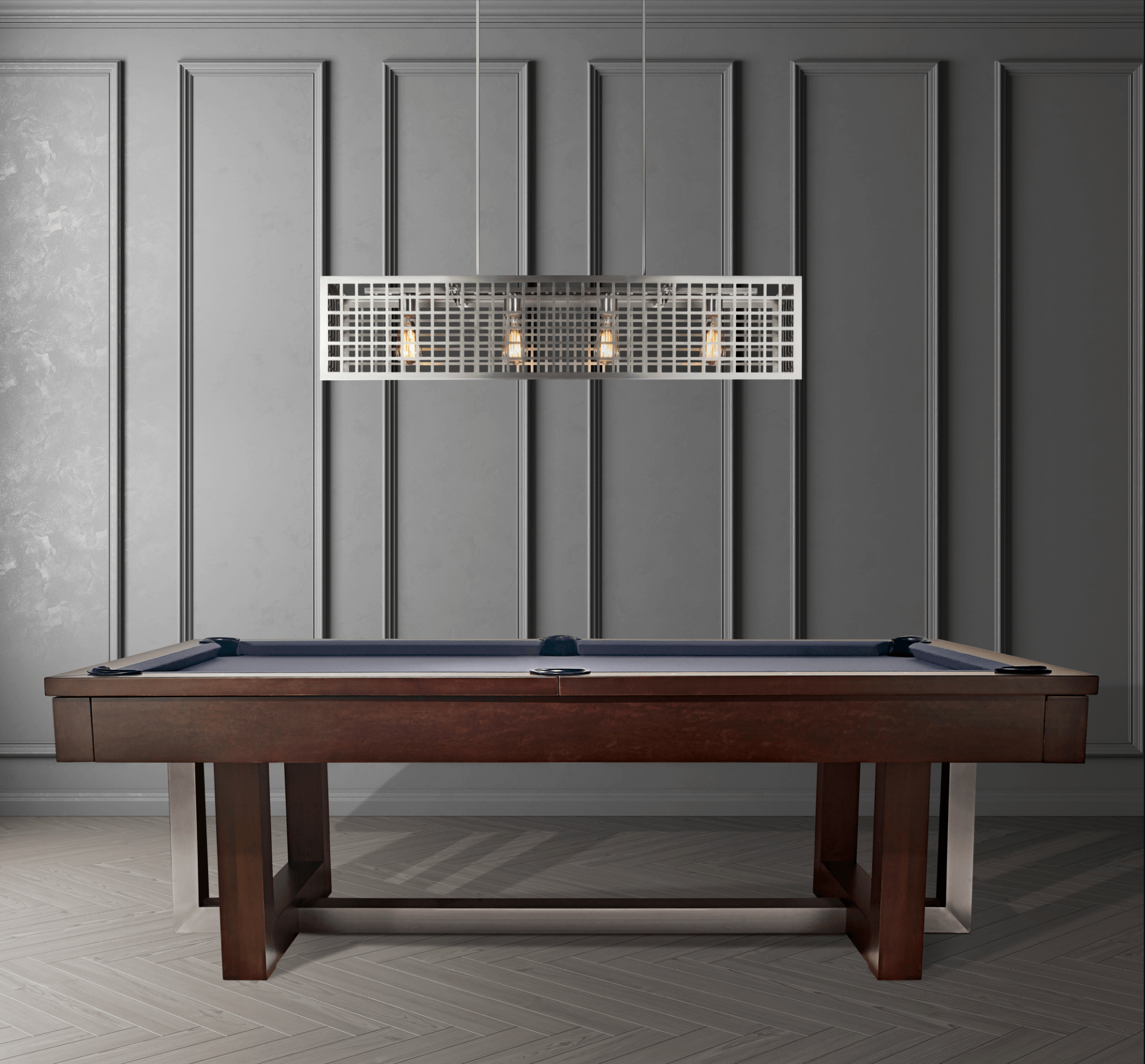 American Heritage Abbey pool table with premium accessories and a new felt by SOLO® Pool Tables.