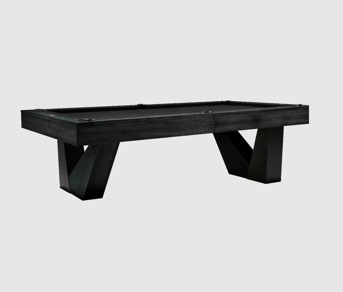 American Heritage Annex pool table with premium accessories and a new felt by SOLO® Pool Tables.