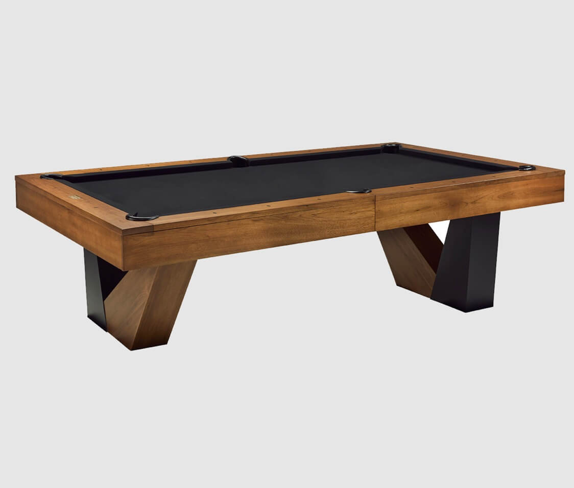 American Heritage Annex pool table with premium accessories and a new felt by SOLO® Pool Tables.