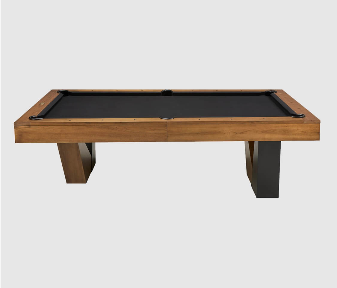 American Heritage Annex pool table with premium accessories and a new felt by SOLO® Pool Tables.