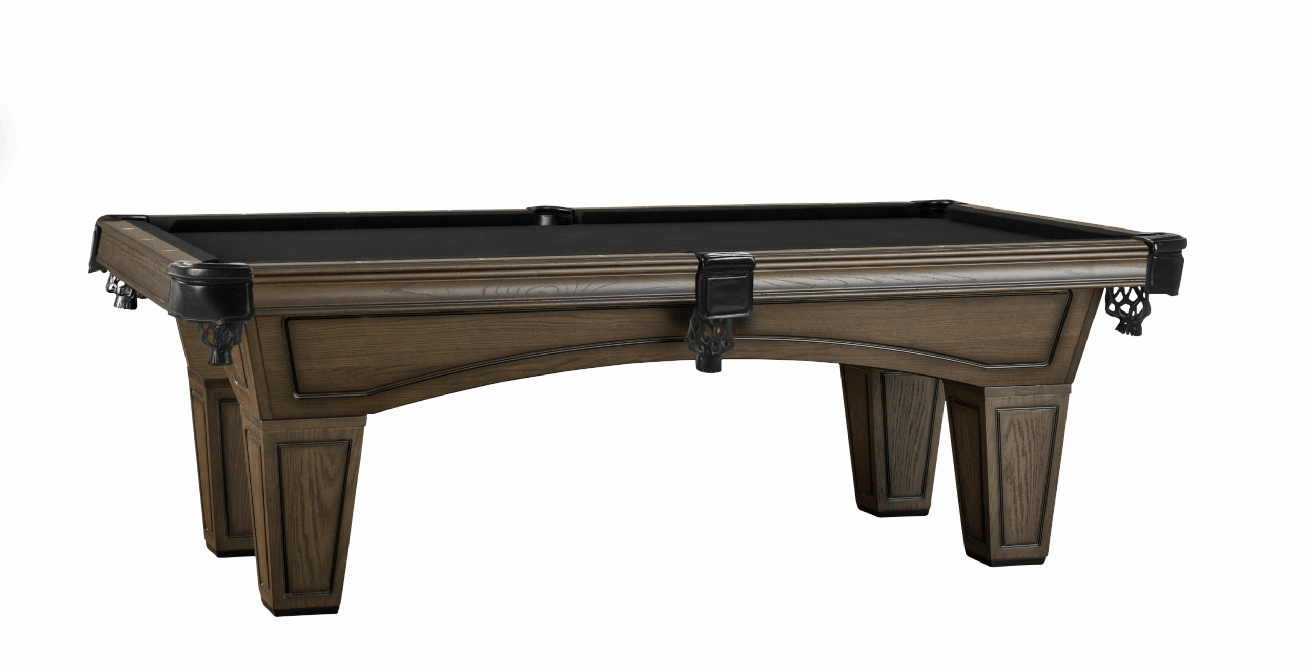American Heritage Austin pool table with premium accessories and a new felt by SOLO® Pool Tables.