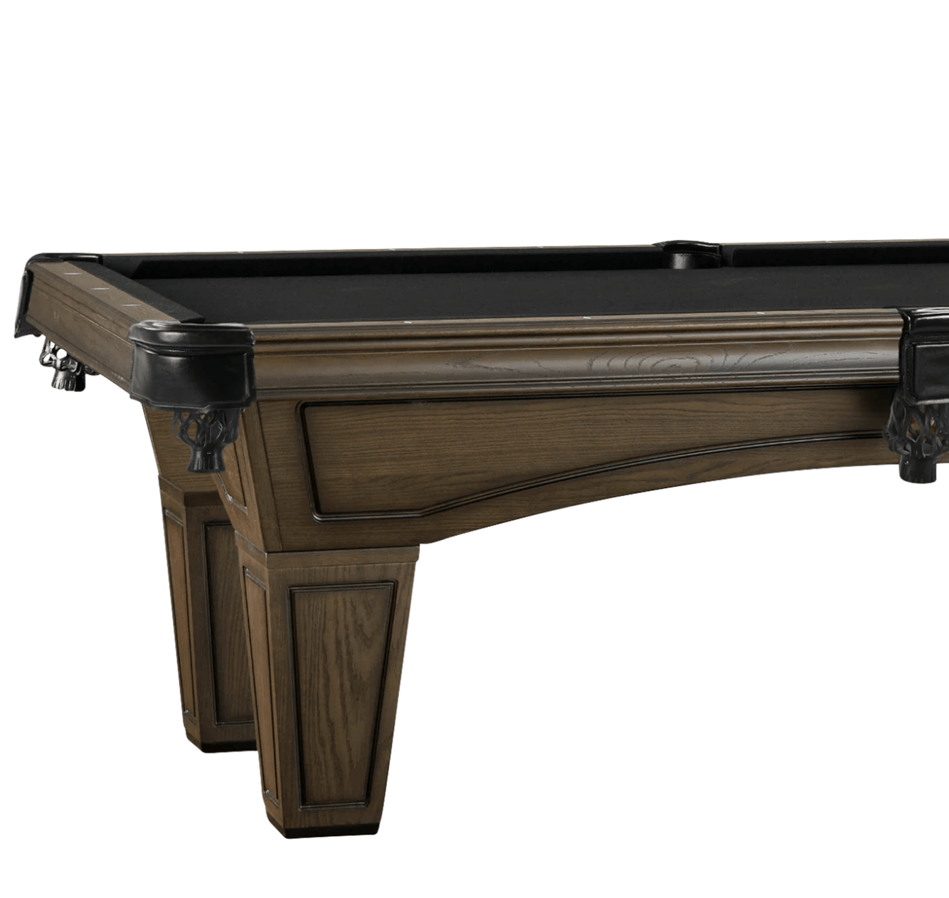 American Heritage Austin pool table with premium accessories and a new felt by SOLO® Pool Tables.
