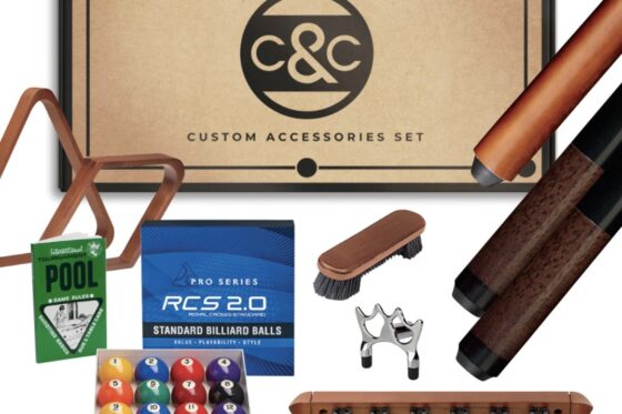 Cue & Case Chancellor play pack for sale by SOLO® Pool Tables.