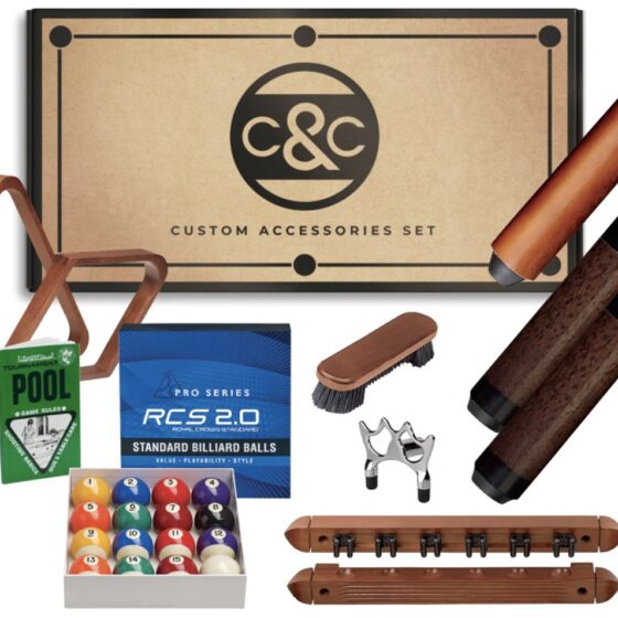 Cue & Case Chancellor play pack for sale by SOLO® Pool Tables.