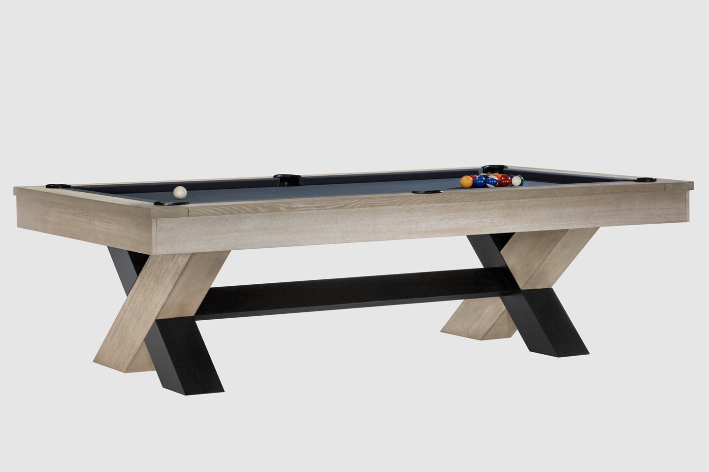 American Heritage Halifax pool table with premium accessories and a new felt by SOLO® Pool Tables.