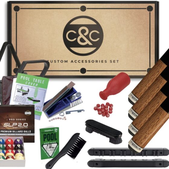 Cue & Case LB Premium play pack for sale by SOLO® Pool Tables.
