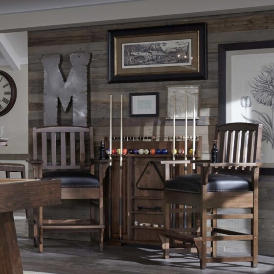 American Heritage Providence Wall Rack for sale by SOLO® Pool Tables.