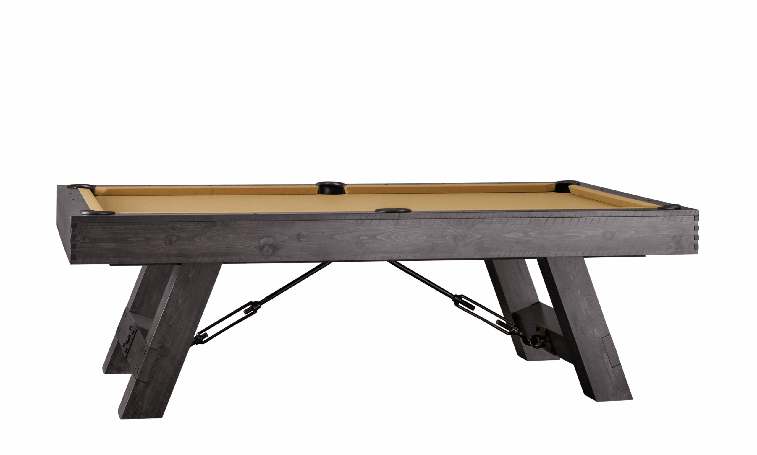 American Heritage Savannah pool table with premium accessories and a new felt by SOLO® Pool Tables.