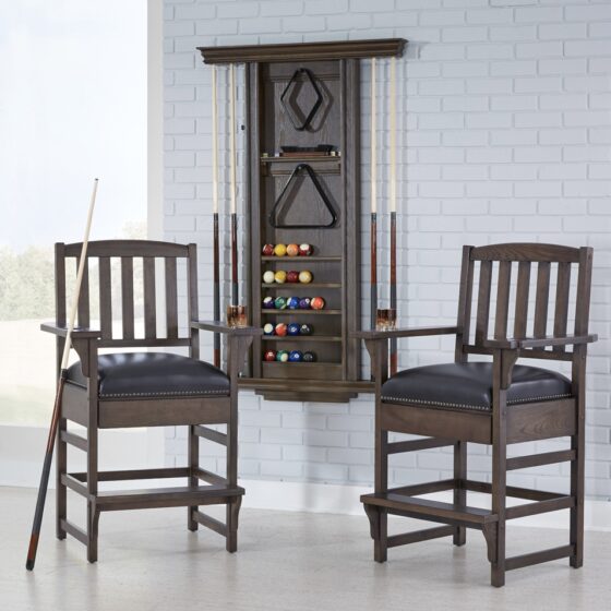 American Heritage Venice Wall Rack for sale by SOLO® Pool Tables.