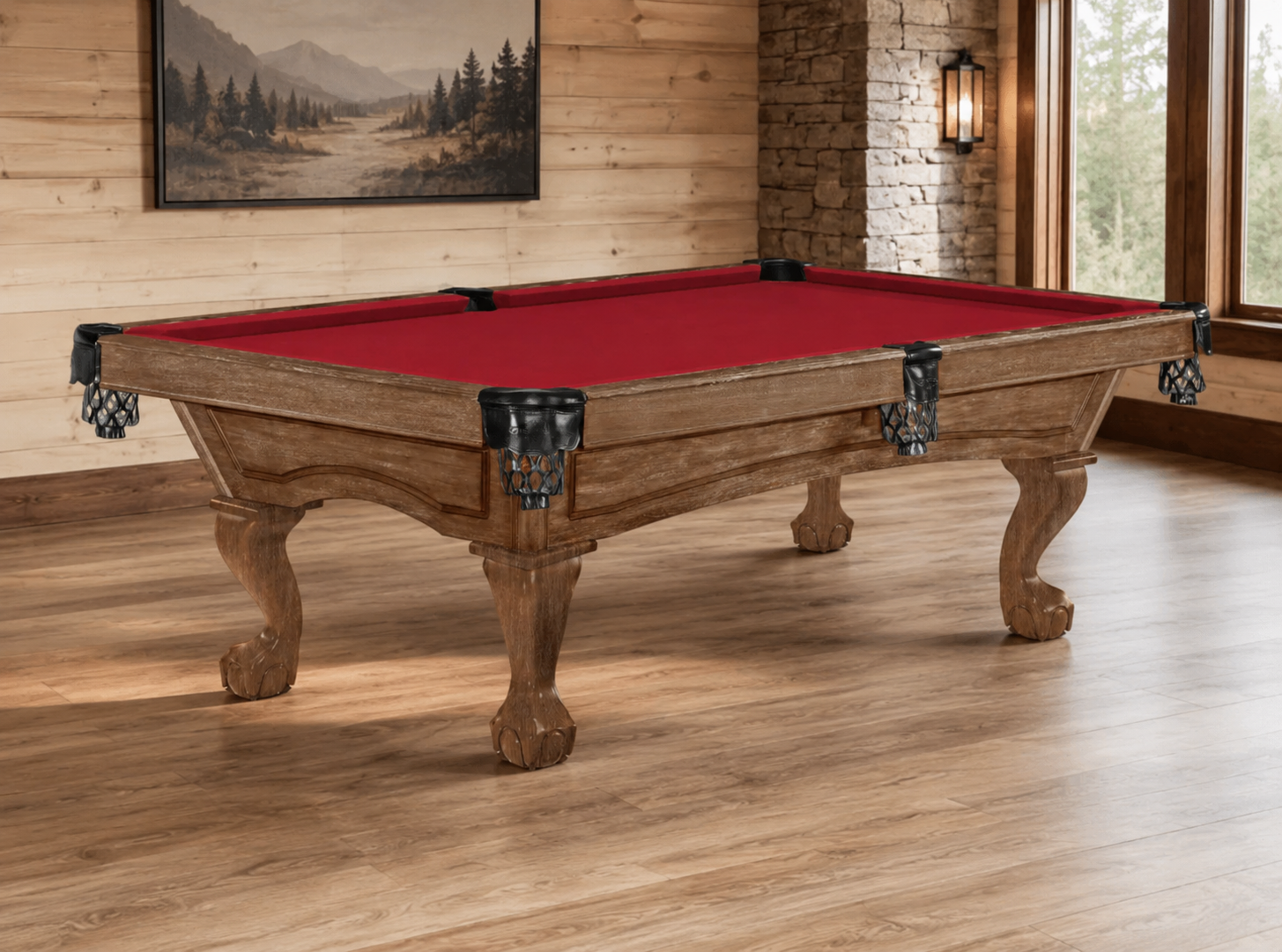 Brunswick 7'/8' Allenton (Ball & Claw) - Rustic Dark Brown
