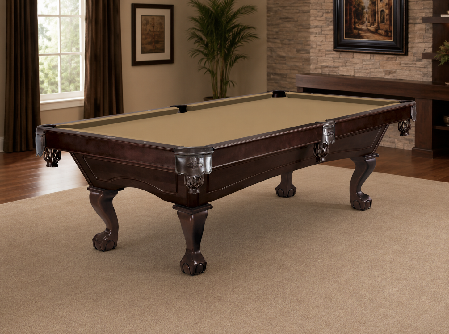Brunswick 7'/8' Allenton (Ball & Claw) - Espresso