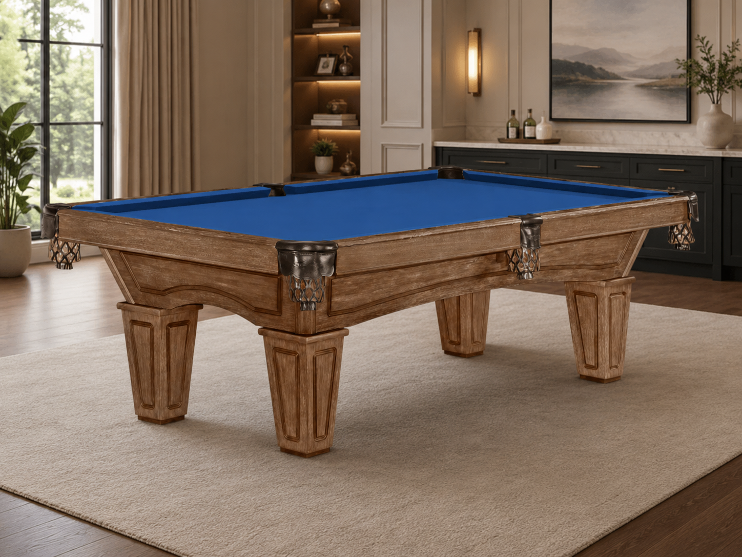 Brunswick 7'/8' Allenton (Tapered Legs) - Rustic Dark Brown