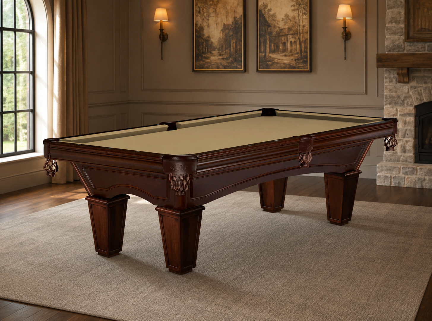 Brunswick 7'\8'\9' Glenwood (Tapered Legs) - Espresso